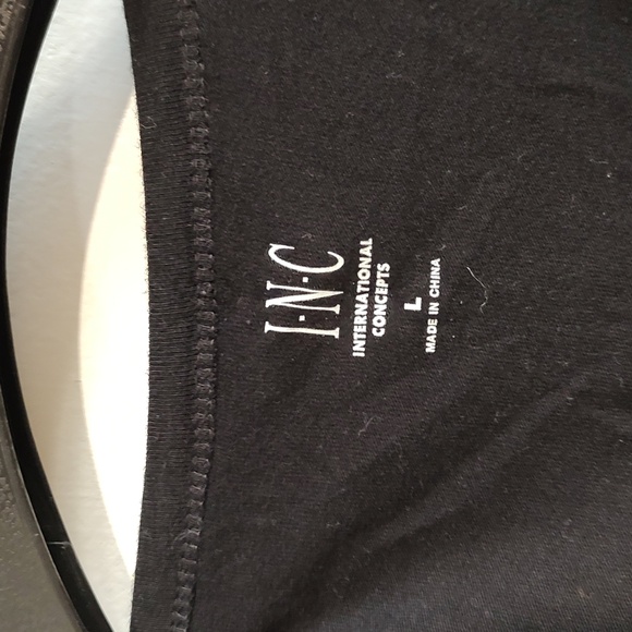 Men's INC Black And White Shirt Size Large large - Picture 3 of 4